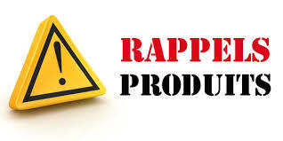 Panneau attention rappels produits