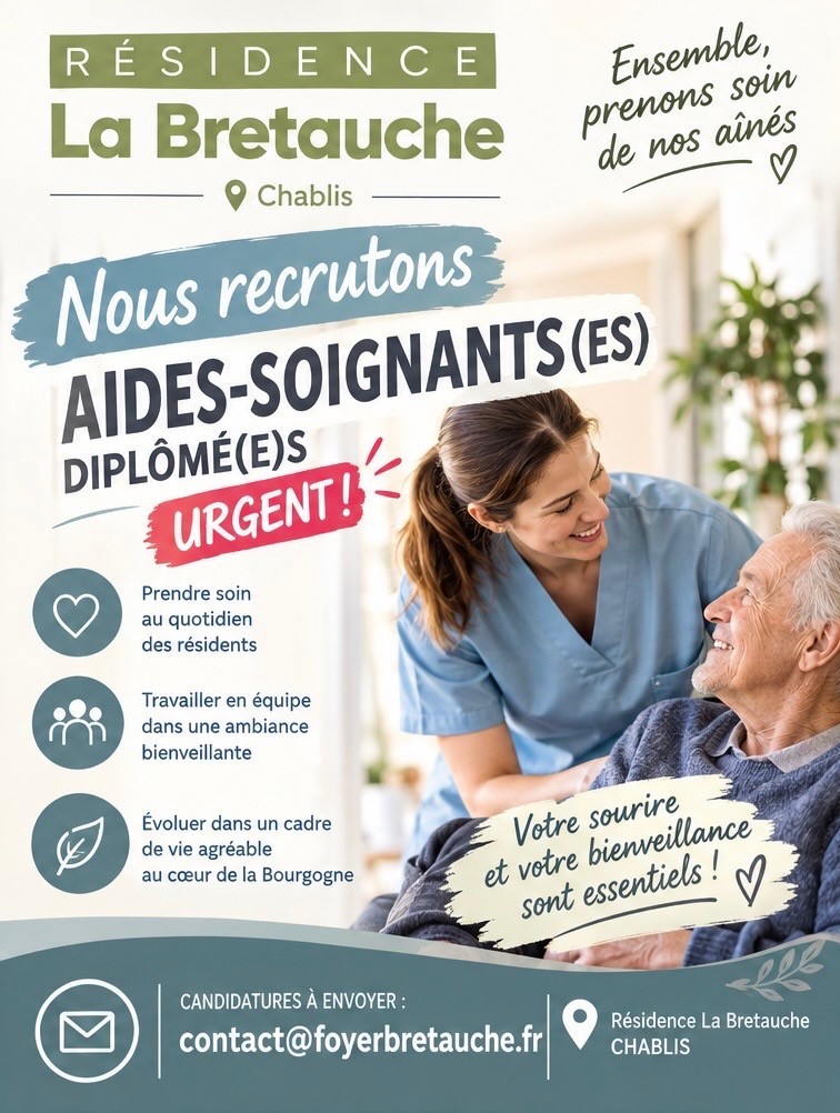 affiche recherche AS - résidence La Bretauche