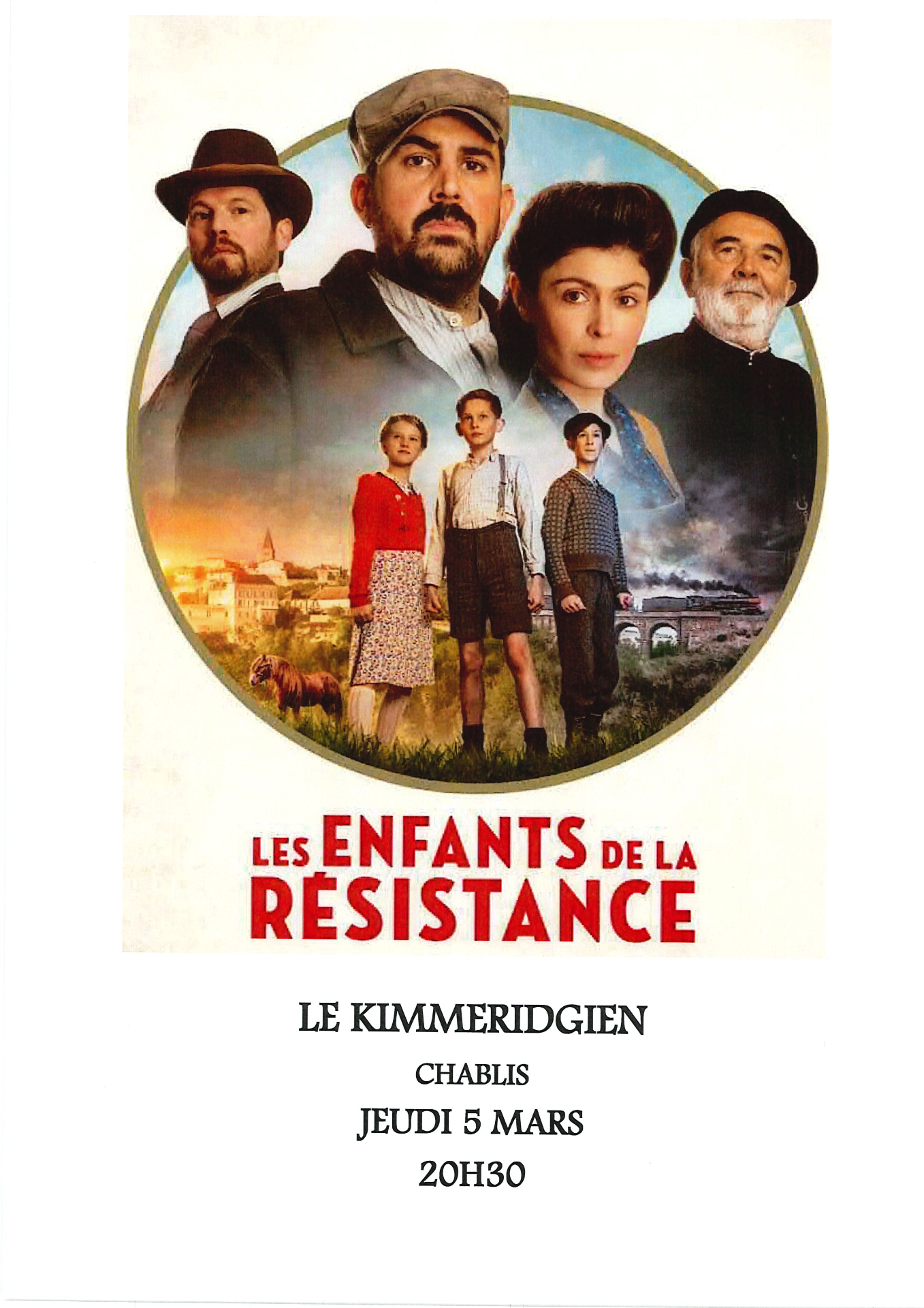 affiche Les enfants de la résistance