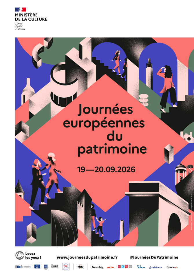 AFFICHE DES JOURNEES DU PATRIMOINE 19 ET 20 09 2026 LE KIMMERIDGIEN