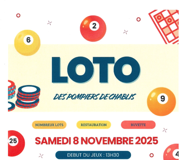 AFFICHE ANNONCE LOTO DU 08 11 2025